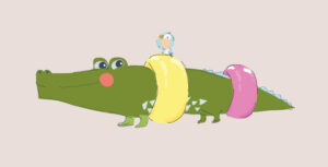 Il coccodrillo senza denti